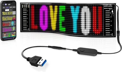 Portable 15''x4'' LED Display - Waterproof, Programmable for Bars and Hotels - Picture 3 of 10