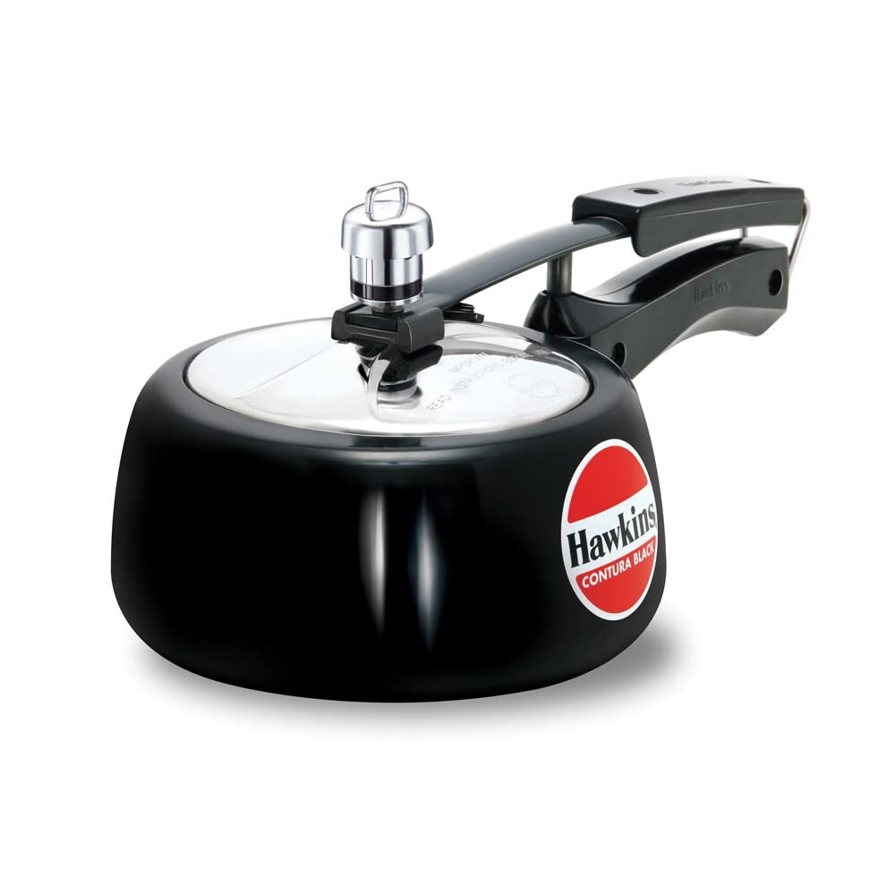 Hawkins Contura Hard Anodized Pressure Cooker, 1.5 Liters