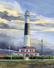New Jersey Lighthouses Collection by James Mann. 8 Art Prints Matted to 11x14"