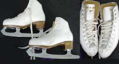 Ice Figure Skates Risport Laser with MK Club 2000 blades size 225 US 3.5