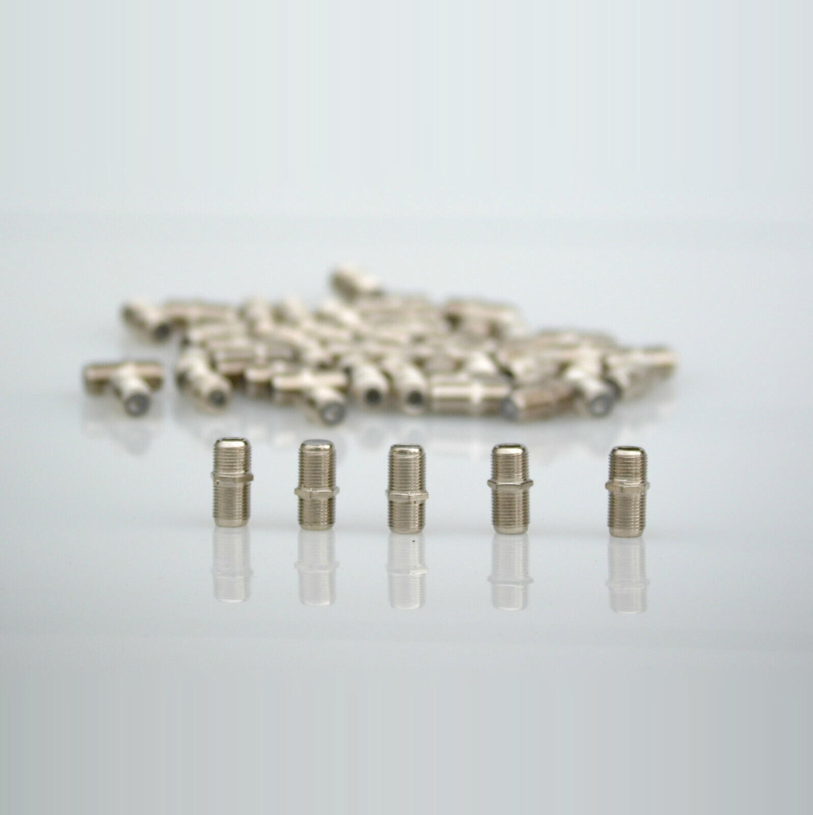 Barrel Connector Coupler Join Extend F Plug Coax Aerial Sky Satellite 6mm Cable