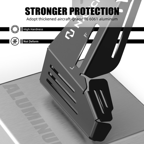 Aluminum Auxiliary Tank Guard For Yamaha Tenere 700 / XTZ700 2019-2022 2023 2024 - Picture 3 of 16