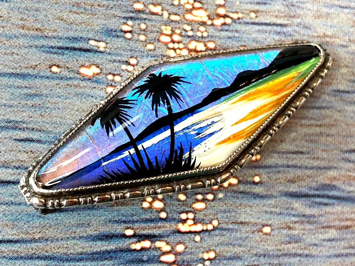 Thomas L Mott 1920s/30s Art Deco Butterfly-Wing 925 Sterling - Main Image