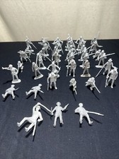 Vintage TIMM-MEE CIVIL WAR SOLDIERS Toy Figures Lot Of 39