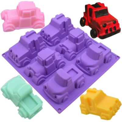 Siicone Form LKW 4x4 SUV Autos Pick Up Jeep Fondant Glas Kuchen Dekorieren Seife