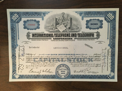 LEHMAN BROTHER BANK GOING OUT OF BUSINESS STOCK CERTIFICATE SAME OR SIMILAR ITMS
