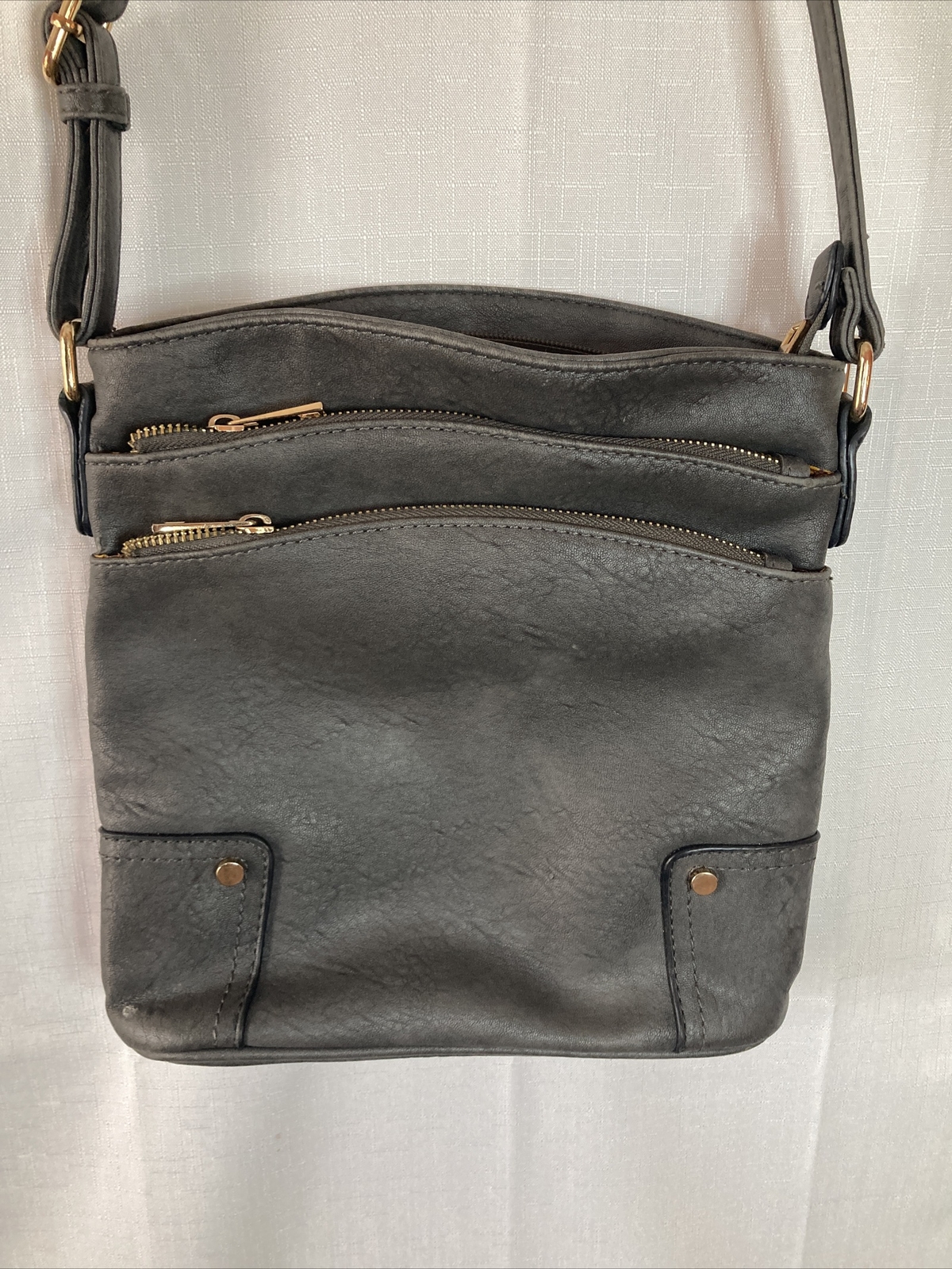 Dasein Women Faux Leather Messenger Zipper Handbags Travel Shoulder Tassel Purse