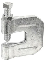 25-40 3/8" Threaded Rod Steel Channel Beam Clamps (C-CLAMP) Hanger, 3/4" Gap