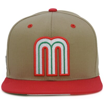 Mexico HL Snapback Flag Under Hat Flag 3D M Embroidery Mexican Baseball Cap NEW