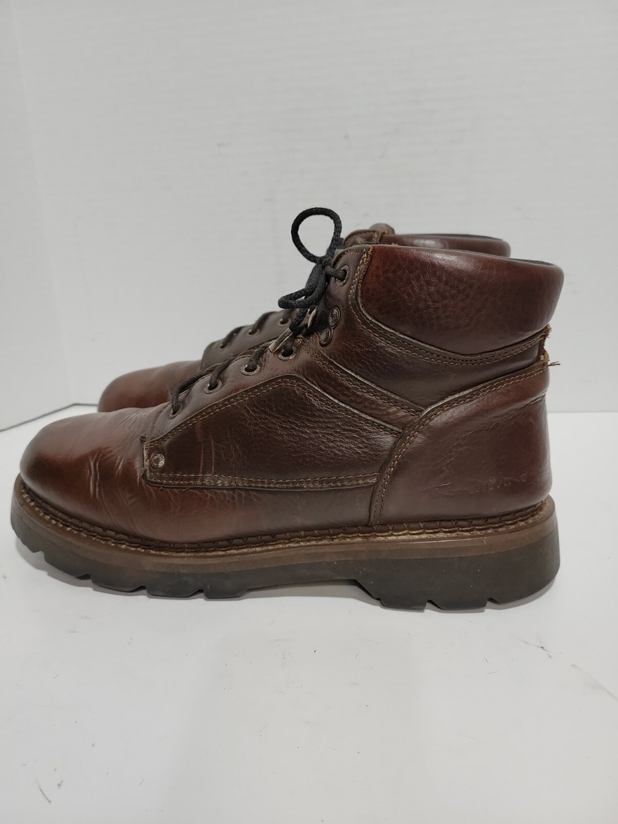 THOM MCAN BROWN LEATHER WORK HIKING ANKLE MENS 11 BOOTS | eBay display picture 1