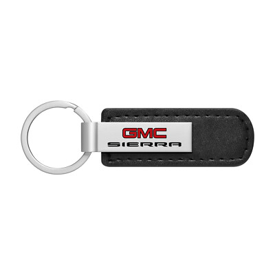 #ad #ad GMC Sierra PU Leather Silver Metal Key Chain $20.99
