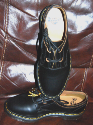 Dr. Martens 1461 Ghillie Smooth Low Top Black Leather Shoes Dr. Martens 1461 Ghillie Smooth Low Top Black Leather Shoes
