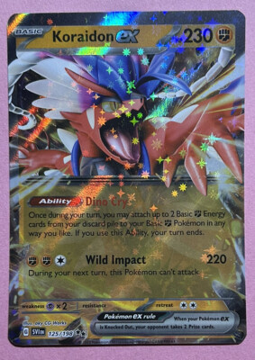 KORAIDON EX-POKEMON SCARLET & VIOLET-DOUBLE RARE 125/198 | eBay