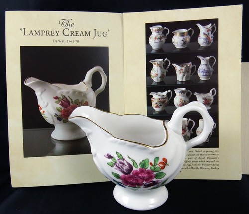 Royal Worcester Historical Lamprey Cream Jug - Picture 2 of 6