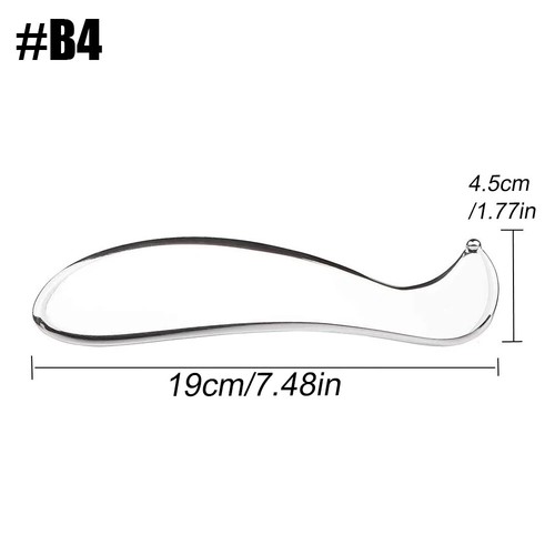 Massager Muscle Scraper Metal Scraping Body Deep Tissue Fascia Face Relaxation - Picture 31 of 38