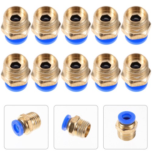 10 piezas conector conexión rápida manguera plástico crimpado accesorios aire - Imagen 6 de 12