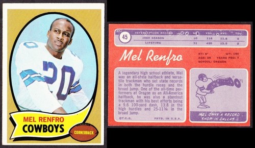 1970 NFL Topps single cards - Picture 41 of 216