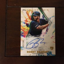 2020 TOPPS INCEPTION BOBBY BRADLEY RC AUTOGRAPH INDIANS 242/245 #RESA-BB