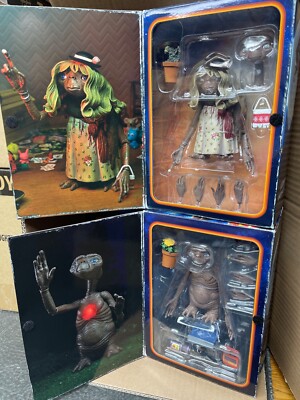 NECA lot ultimate E.T. deluxe and dress-up 40th anniversary | eBay