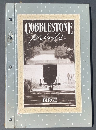 1984 BIRGE WALLPAPER, COBBLESTONE PRINTS, SAMPLE BOOK F28