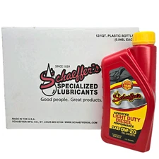 Schaeffers Advanced Light Duty Diesel Performance 0W-20 Engine Oil | 12-1 Qt Jug