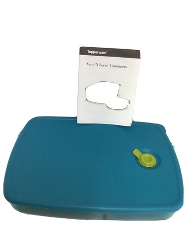 Tupperware FORNO A MICROONDE Vent Serve Blu N 'Diviso Piatto Storage Forno  A Microonde Nuovo di Zecca | eBay