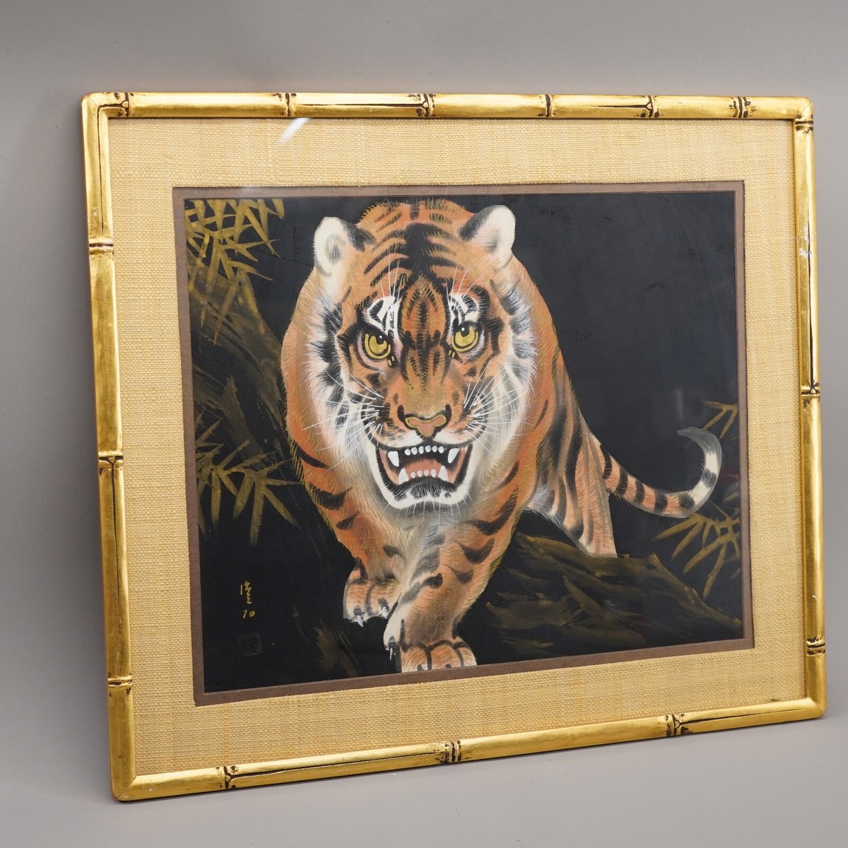 『お祭りうー特価』　Aykid Tiger アイキッド　タイガー　絵画　油絵 お祭りうー特価』 Aykid Tiger アイキッド タイガー 絵画 油絵