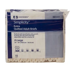 Cardinal Health, Quilted Adult Briefs, Wings™ Extra, X-Large, 59" - 64"