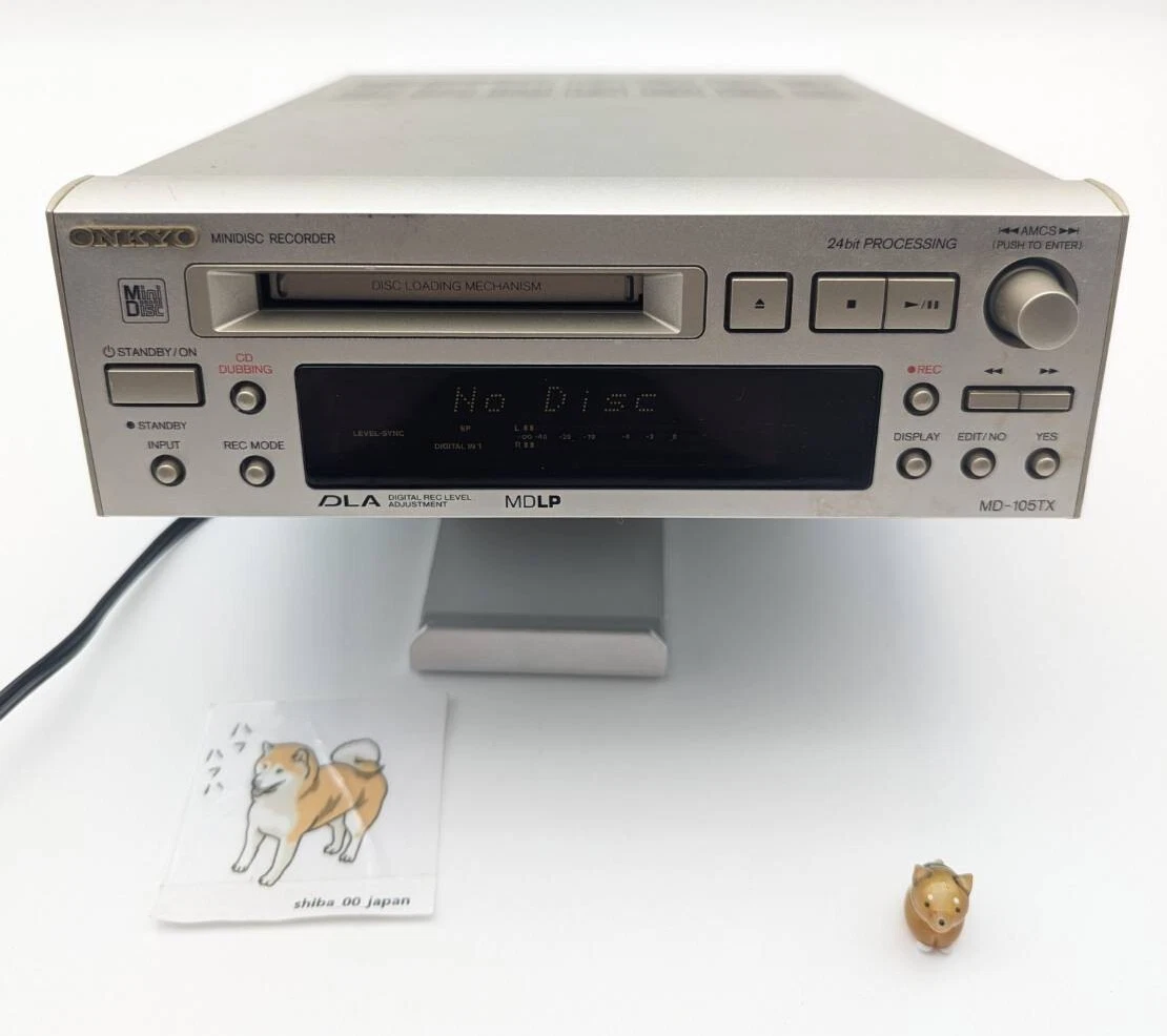 ONKYO MD-105TX Mini disc Recorder Audio MDLP From JAPAN AC 100V | eBay