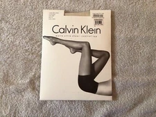 Calvin Klein Matte Ultra Sheer Control Top Panty Hose Sz B NWT Style 620 Ivory