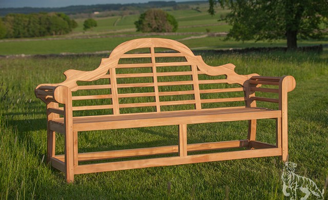 The Lutyens Teak Garden Bench 1 98mtr 4 Seat No Reserve 99p