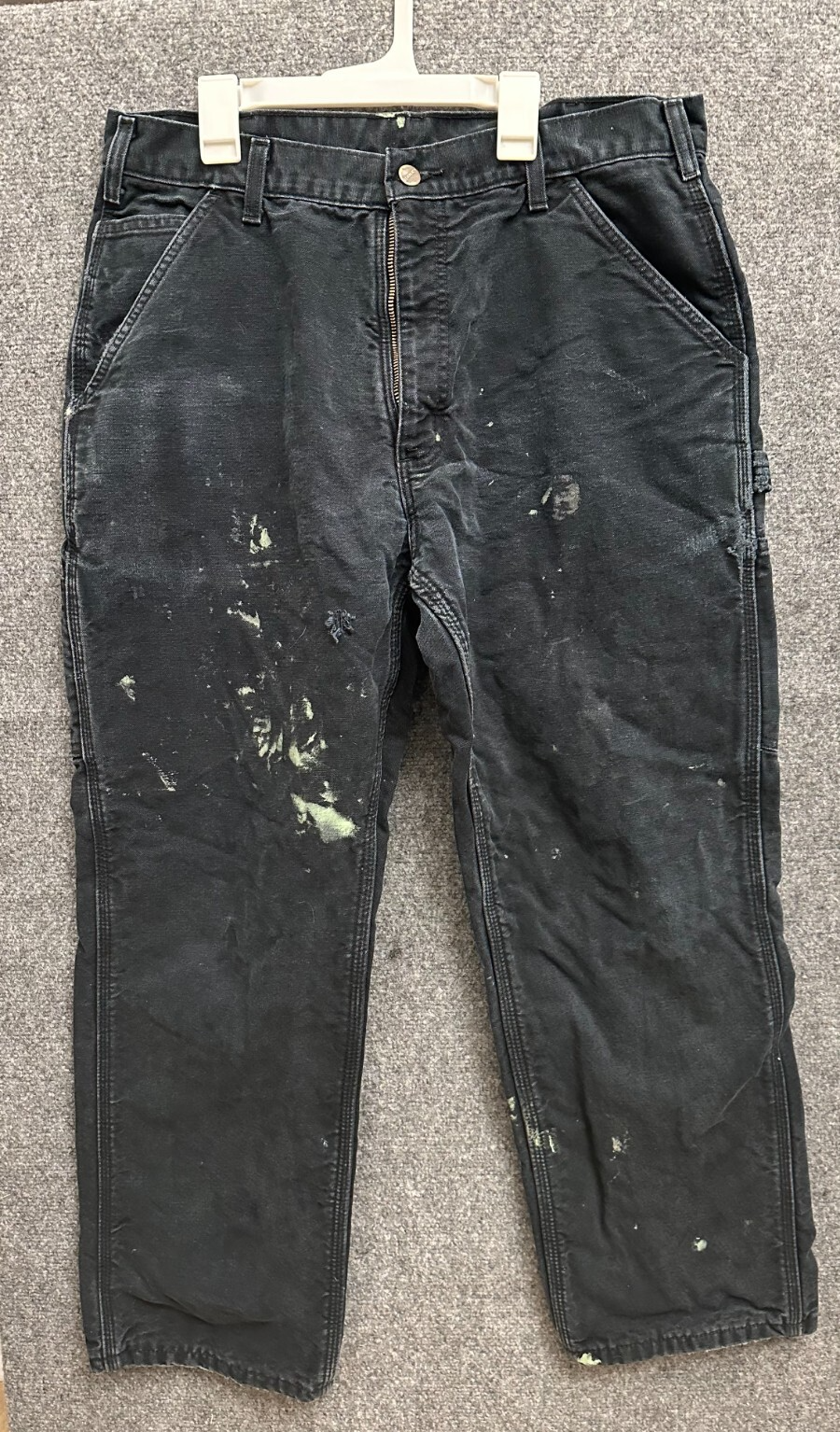 Carhartt Distressed Utility Carpenter Pants 35x30 Loose Fit Workwear