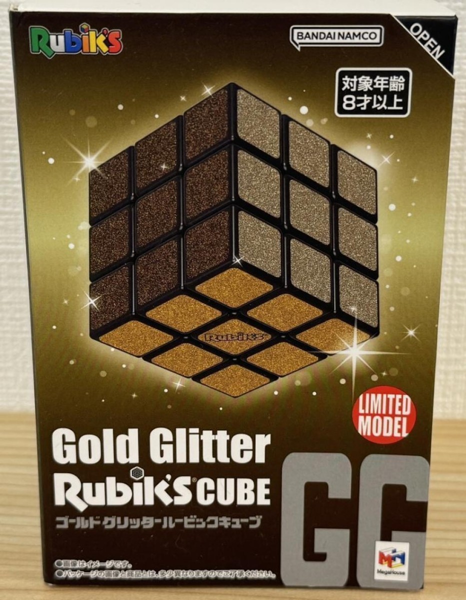 Gold Gritter Rubik'S Cube Aeon limited Model 2023 From Japan New