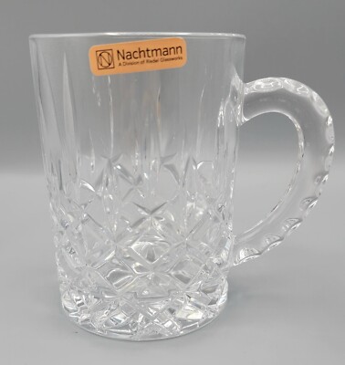 Nachtmann Noblesse Bierkrug Beer Mug Fine Bavarian Crystal Riedel Glassworks