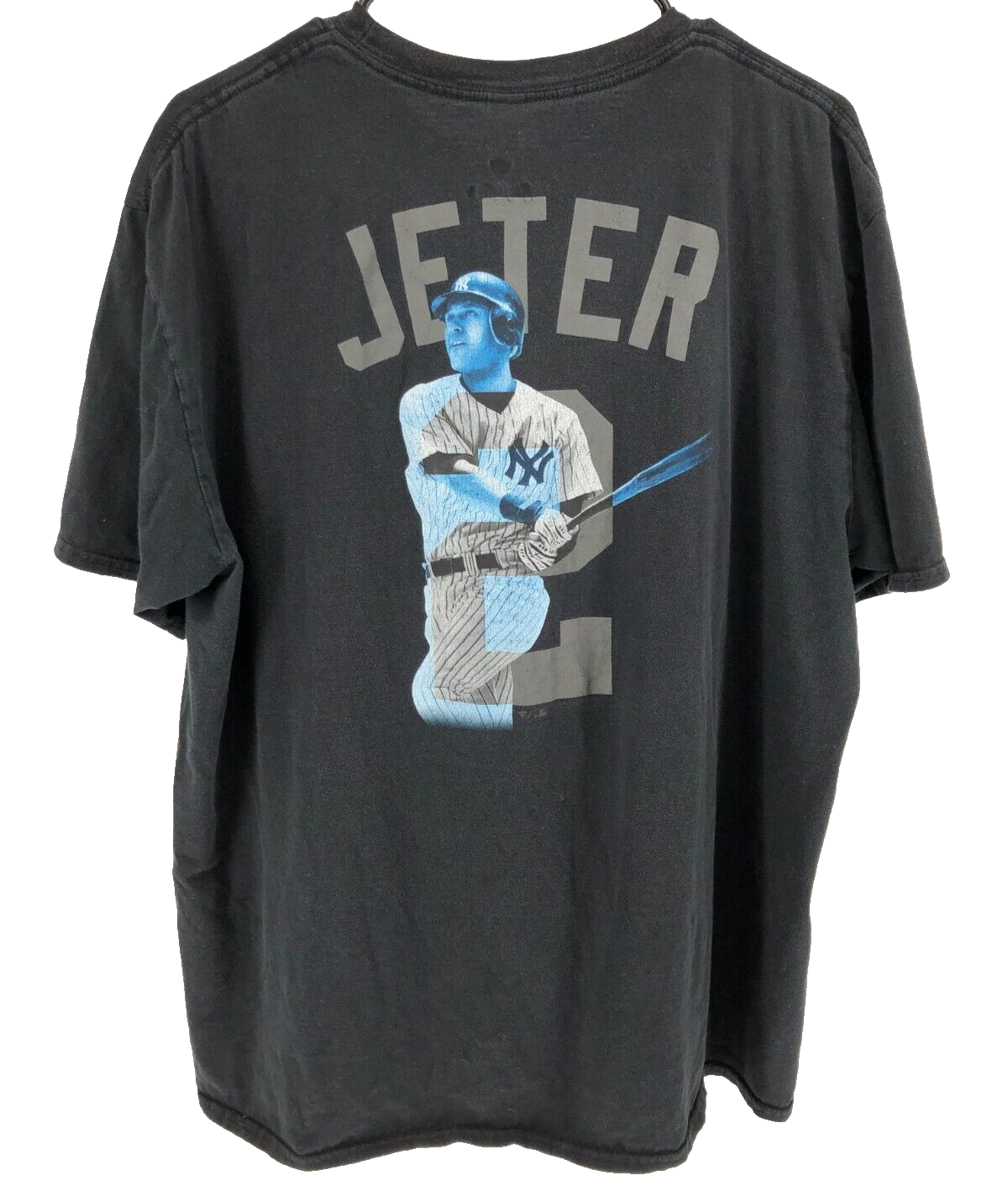 New York Yankees Derek Jeter Baseball T-Shirt Men's Size XL Black