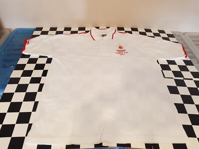 Retro England Polo Kooga Rugby Jersey Top Shirt, Large, L, France