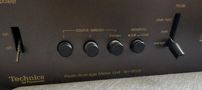 Technics sh-9020 rare peak average meter unit vintage 1977 - one