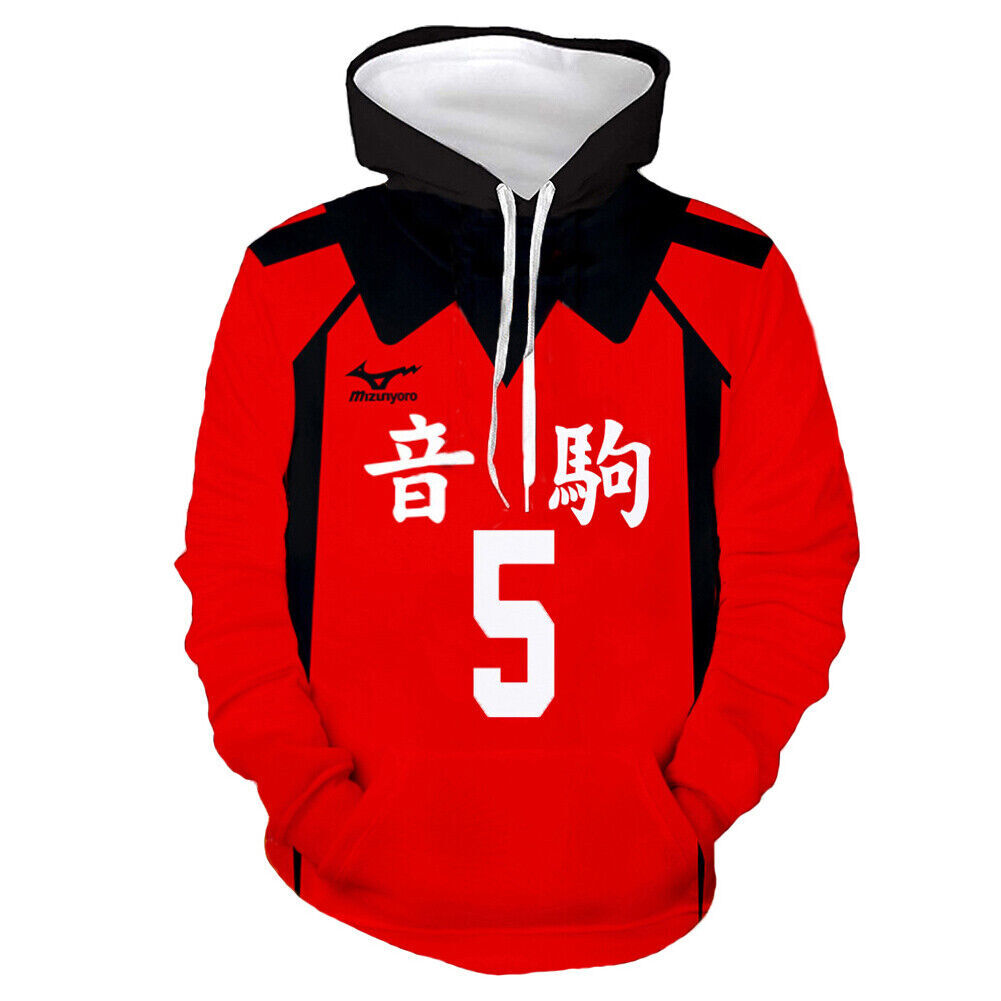 Haikyuu!! Nekoma High School NO.5 Kenma Kozume Hoodie Pullover