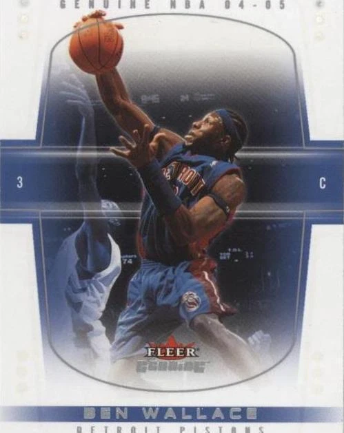 Ben Wallace Basketball 2004-05 Season Sports Trading Cards 