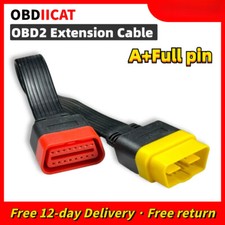 Universal Female OBD II Extension Connector for Auto Diagnostic Extending Cable