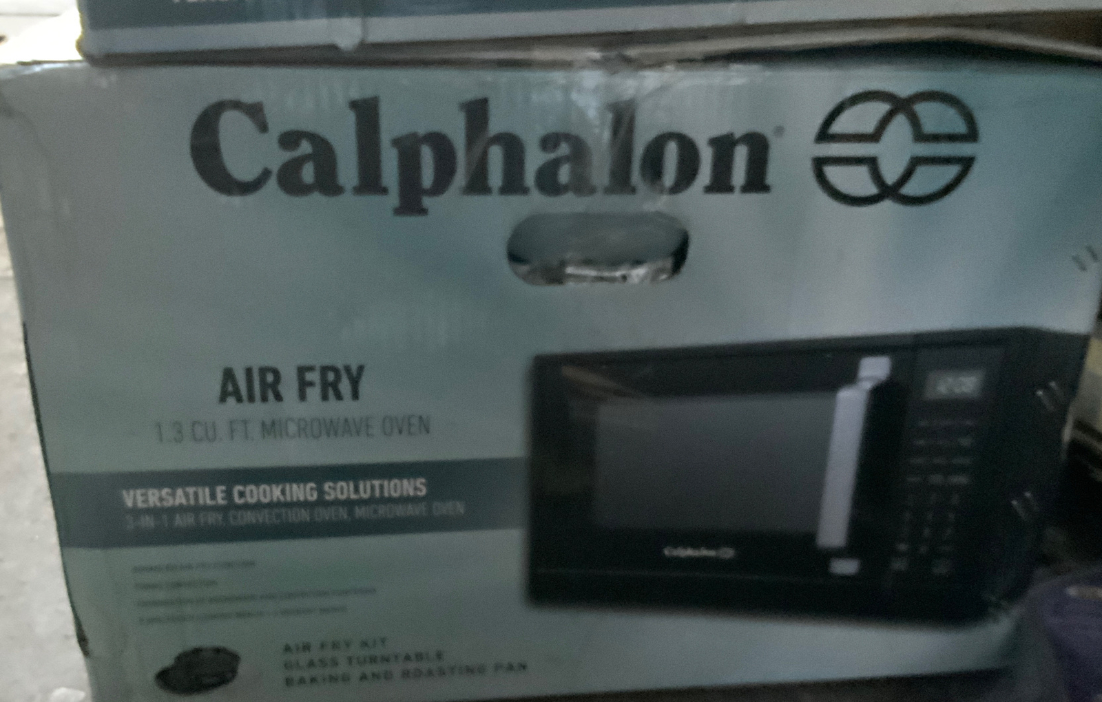 calphalon 1.3 air fry microwave