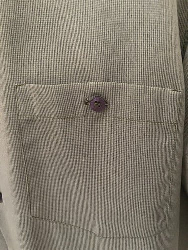 FLAWLESS EQUILIBRIO Italian Mens L short sleeve button down shirt - Picture 6 of 7