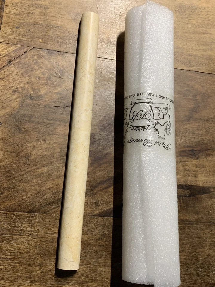 3/4" X 12" Jerusalem Stone Travertine Bullnose Pencil Profile Molding Wall Tile - Image 4 of 4