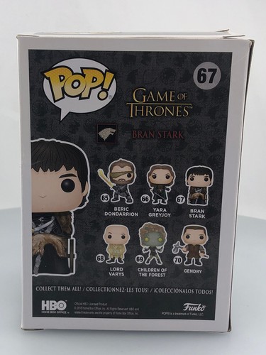 Funko POP! Televisión Juego de Tronos Bran Stark en silla de ruedas #67 CAJA DAÑADA - Imagen 7 de 14