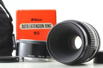 [Fast neuwertig mit PK-13] Nikon Ai-S Micro-Nikkor 55 mm f/2.8 Makroobjektiv ...