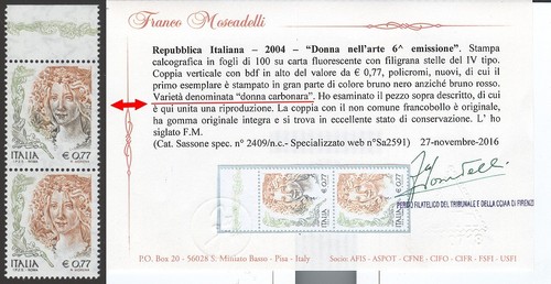 Italy Various and interesting varieties of the series Woman in art