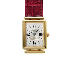 CARTIER Rectangular Bee Prong 150th Anniversary 2270 Unisex Silver #W913 2