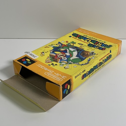 SNES Super Mario World Boxed Working NTSC-J Japan 2408-068 - Picture 2 of 9
