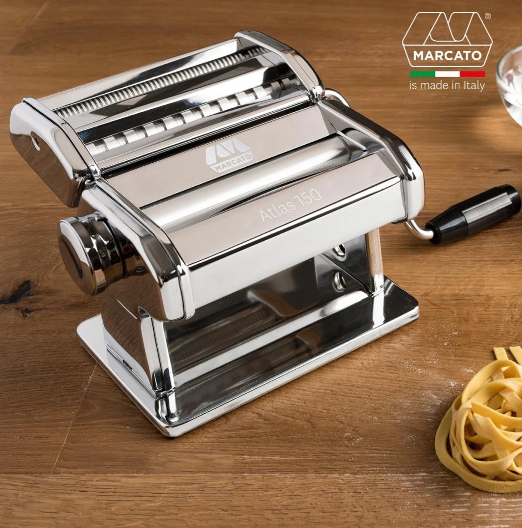 MARCATO Atlas 150 Pasta Machine, Made in Italy,  Hand Crank 