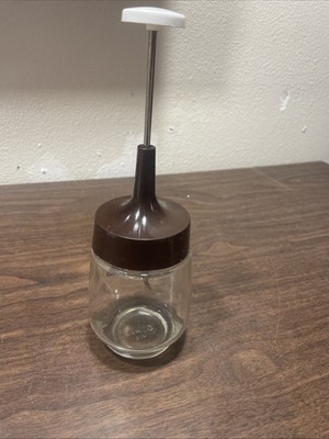 Vintage Gemco USA Food Egg/Nut Chopper Stainless Steel Blades Brown